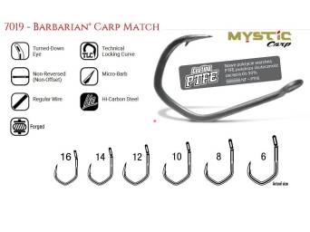 Haki VMC Barbian Carp Match 7019 rozmiar 10