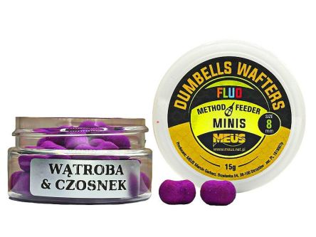 Dumbells Meus Wafters Fluo MINIS 8mm Watroba & Czosnek 15g MDWWCZ