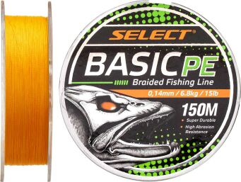 Plecionka Select Basic PE 150m 0.16mm 18lb/8.3kg Pomarańczowa