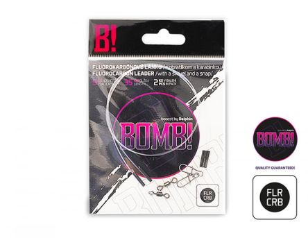 Przypon Delphin Bomb 13kg 35cm 2szt fluorocarbon 