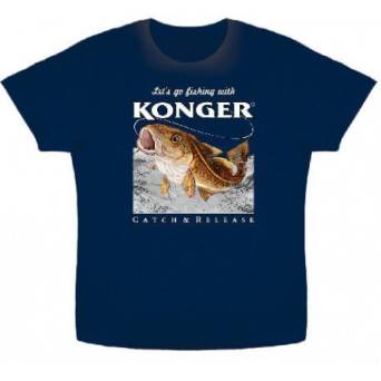 Koszulka T-shirt Konger granat dorsz XL 975009003