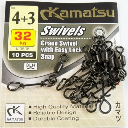 Kamatsu Krętlik z Agrafką Easy Lock rozm 4+3/32kg 563505004
