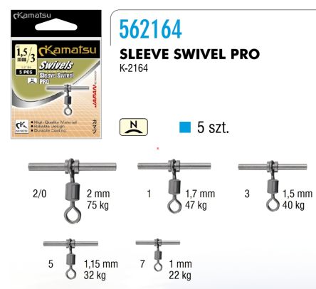 Kamatsu Tulejka z Krętlikiem 2,0mm/2/0 - 75kg 562164320