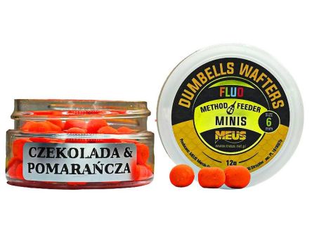 Dumbells Meus 6mm Fluo Wafters MINIS Czekolada & Pomarańcza 12g m6dwczp