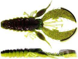 Guma Westin CreCraw 6,5cm Black Chartreuse p151-563-003