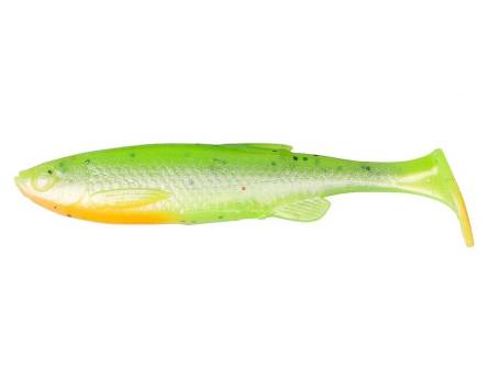 Guma Savage Gear Fat Minnow T-Tail 9cm Fluo Green Silver 50459