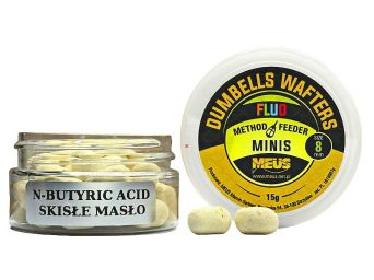 Dumbells Meus Wafters Fluo MINIS 8mm N - Butyric Acid Skisłe Masło15g mdwnb