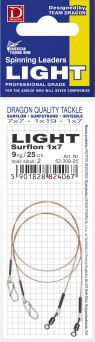 Przypon DRAGON 1x7 Surflon A.F.W. Light  5kg 20cm 52-305-20