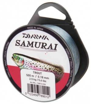 Żyłka Daiwa Samurai 0,18mm 500m 2,5kg trout pstrąg