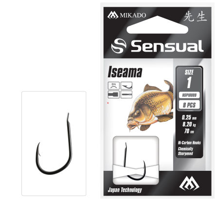 PRZYPONY MIKADO SENSUAL ISEANA nr8 żyłka 0.18mm 70cm HP10009-8B-018