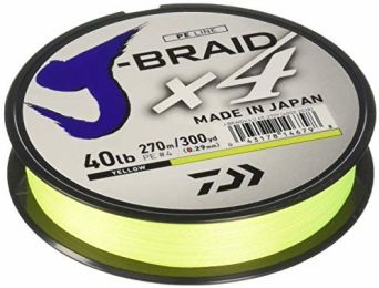 Plecionka Daiwa J-Braid X4 Yellow 135m 0.17mm 12740-017