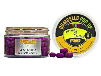 Dumbells Meus Fluo Pop Up 8mm Wątroba & Czosnek 45 g DPWCZ