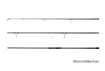 Wędka Delphin CORSA BLACK Carp SiC 3.6m/3.25LBS/3 składy 101001271