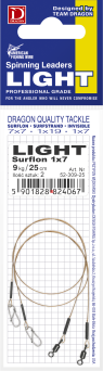 Przypon DRAGON 7x7 Surflon A.F.W. 9kg Light 30cm 50-509-30