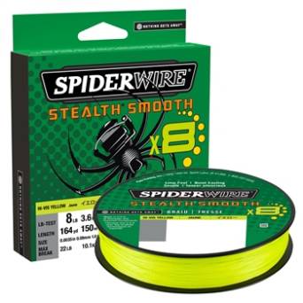 Plecionka SpiderWire Stealth Smooth 8 Yellow 0,09mm 7,50kg 150m 1515616
