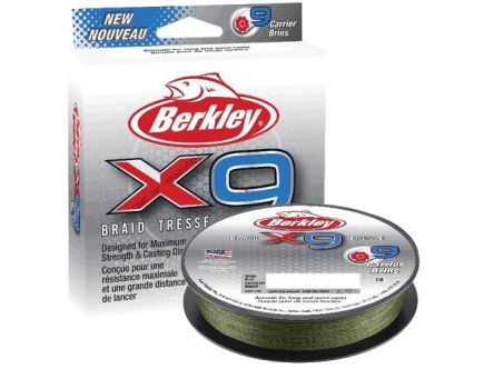 Plecionka Berkley X9 Braid Low Vis Green 0,12mm 150m 12,1kg 1486812