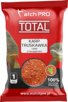 Zanęta MatchPro TOTAL KARP TRUSKAWKA 1kg 960904