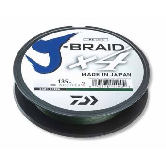 Plecionka Daiwa J-Braid x4 0,19mm 135m 10,20kg 12741-019