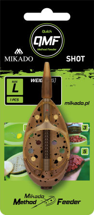 Koszyczek Mikado Quick Method Feeder Shot L 20g AMFS-QMF-1L-20B