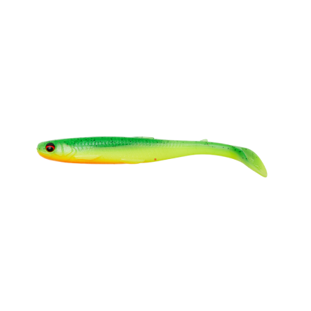 Guma Savage gear Slender scoop shad 11cm green yellow 74265