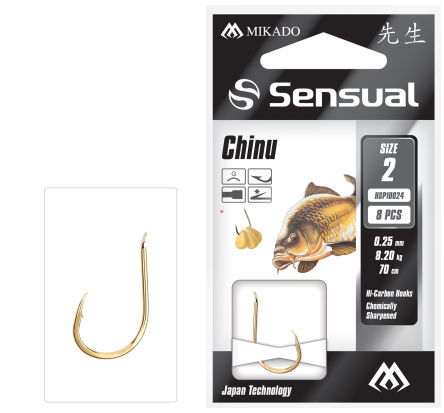 PRZYPONY MIKADO SENSUAL CHINU nr 8 żyłka 0.18mm 70cm HP10024-8G-018