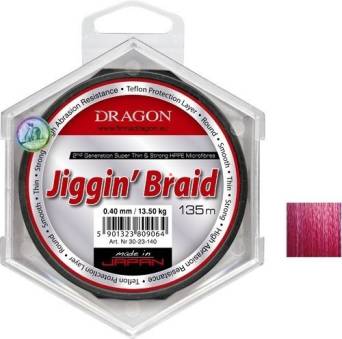 Plecionka Dragon Jiggin' Braid 135m 0,25mm 25,20kg
