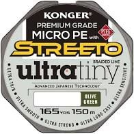 Plecionka Konger Streeto Ultra Tiny 0,10mm 150m zielona 