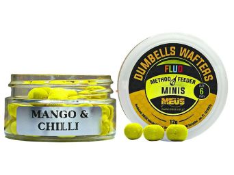 Dumbells Meus 6mm Fluo Wafters MINIS Mango & Chilli 12g  M6DWMCH