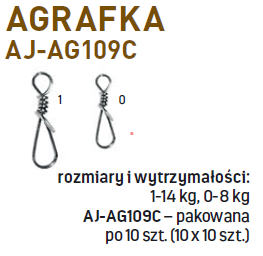 Jaxon Agrafka Quick rozm 0 - 8kg AJ-AG10900C