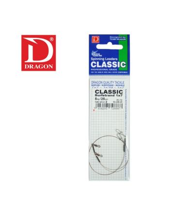 Przypon DRAGON 1x7 Surfstrand 7kg 15cm 