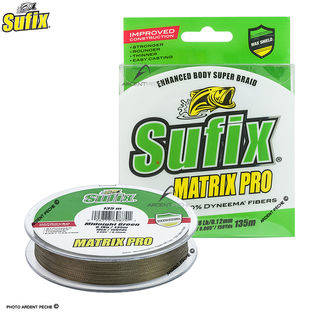 Plecionka Sufix Matrix Pro 0,12mm 135m 8,10kg green