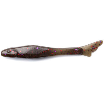 Guma FishUp Tiny 1,5" 050 green pumpkin brown/ red& purple