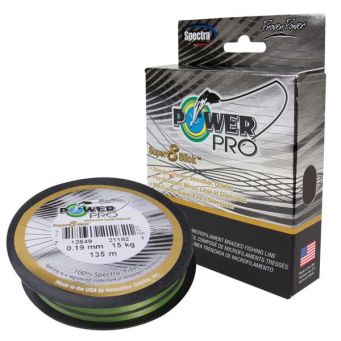 Plecionka Power Pro 0,13mm 135m Super 8 Slick Aqua Green