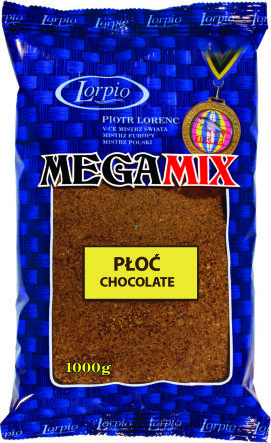Zanęta LORPIO Mega Mix Płoć CHOCOLATE 1kg ZA-LO072