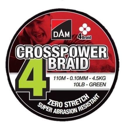 Plecionka DAM Crosspower 4braid 0,15mm 150m 8,1kg 66577
