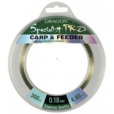 Żyłka Dragon Specialist Pro Carp & Feeder 0,20mm 300m 5,75kg