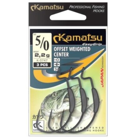 Haki Kamatsu offset center 2/0 3szt 