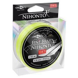 Plecionka Mikado Nihonto Octa Braid 0,23mm 150m żółta