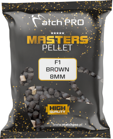 PELLET MatchPro MASTERS F1 BROWN 8mm 700g 977617