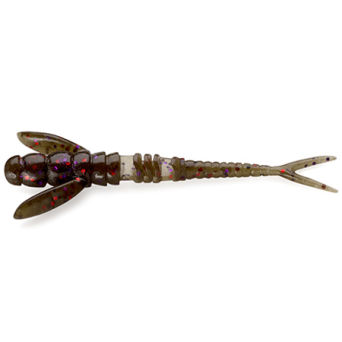 Guma Fishup Flit 1,5 050 Green Pumpkin brown/red&purple