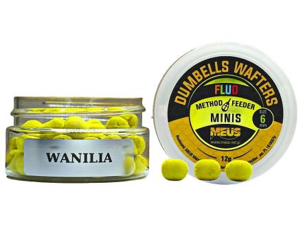 Dumbells Meus 6mm Fluo Wafters MINIS Wanilia 12 g m6dwwa