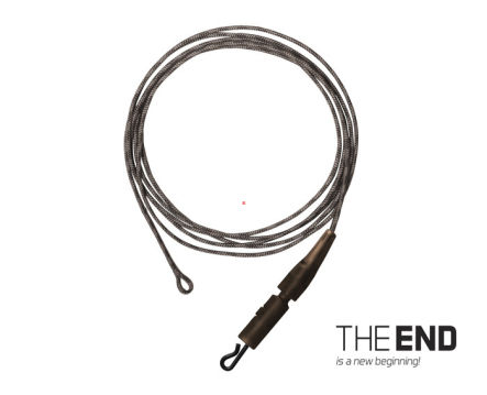 Przypony włosowe THE END Leadcore + PIN clip / 3szt 1m 830410701