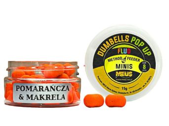 Dumbells Meus Pop Up Fluo MINIS 8mm Pomarańcza & Makrela 15g MDPPM