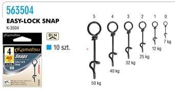 Kamatsu Agrafka Easy Lock Snap rozm 2/25kg 563504002