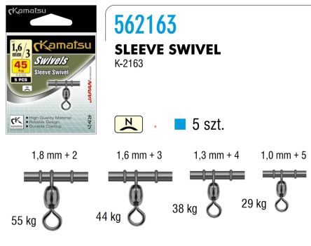 Kamatsu Tulejka z Krętlikiem Beczółka 1,3mm/4 5 szt 562163013
