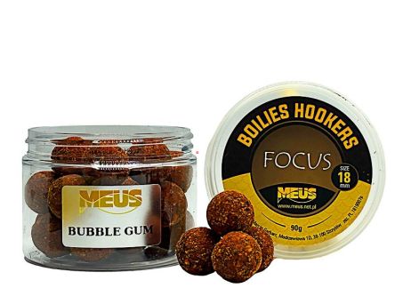 Kulka Hakowa Meus Boilies Hookers Focus 18mm Bubble Gum 90g KHF18BG