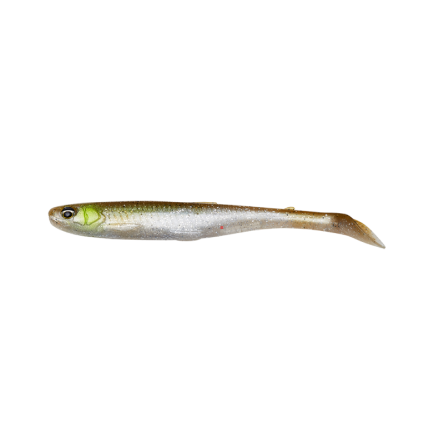 Guma Savage gear Slender scoop shad 15cm green silver 74275