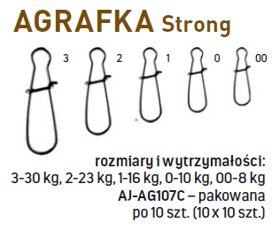 Agrafka Jaxon Strong rozm 00 - 8kg AJ-AG107000C