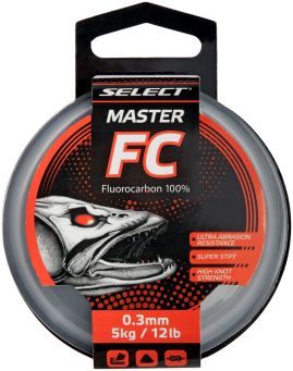 Fluorocarbon Select Master FC 20m 0.16mm 4lb/1.8kg