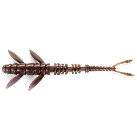 Guma Fishup Flit 4 050 Green Pumpkin brown/red&purple